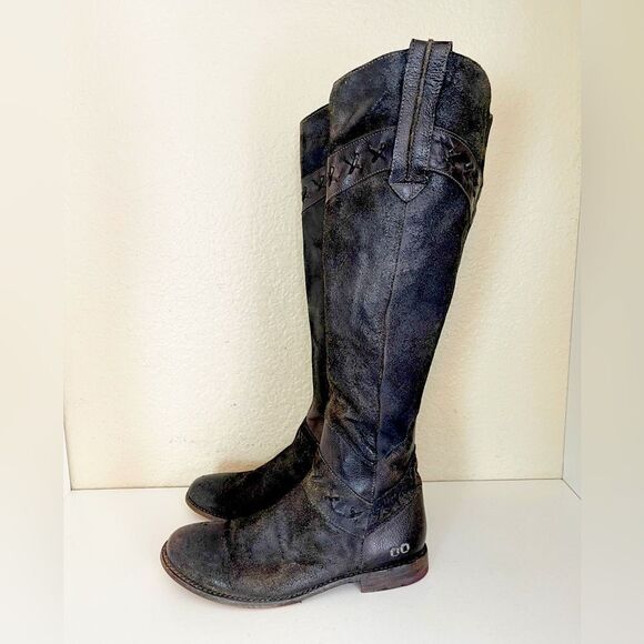 Bed Stu Midge knee high Western riding Boot 9.5/10 - Picture 8 of 13